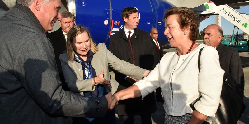 Visita Díaz-Canel a Irlanda