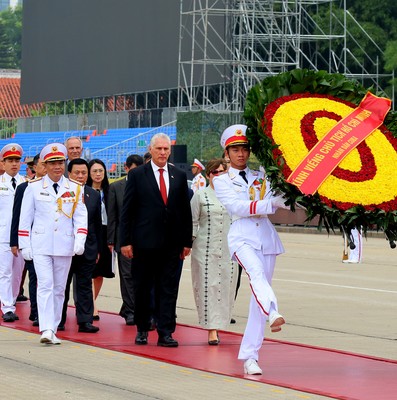 Presidente Díaz-Canel en Vietnam