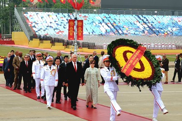 Presidente Díaz-Canel en Vietnam 94