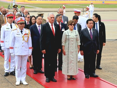 Presidente Díaz-Canel en Vietnam