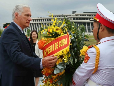 Presidente Díaz-Canel en Vietnam