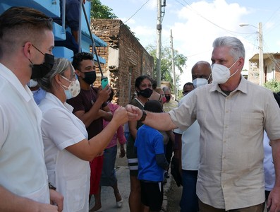 Recorrido de Díaz-Canel por la provincia de Las Tunas