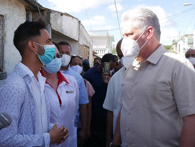 Recorrido de Díaz-Canel por la provincia de Las Tunas