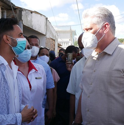 Recorrido de Díaz-Canel por la provincia de Las Tunas