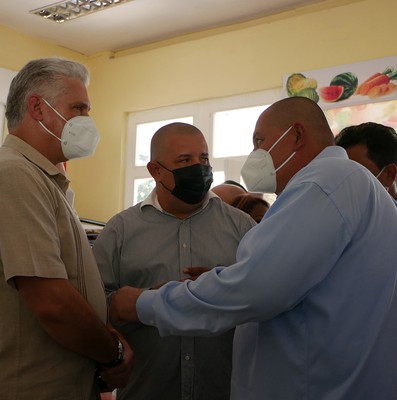 Recorrido de Díaz-Canel por la provincia de Las Tunas