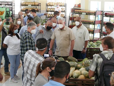 Recorrido de Díaz-Canel por la provincia de Las Tunas