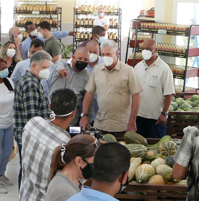 Recorrido de Díaz-Canel por la provincia de Las Tunas