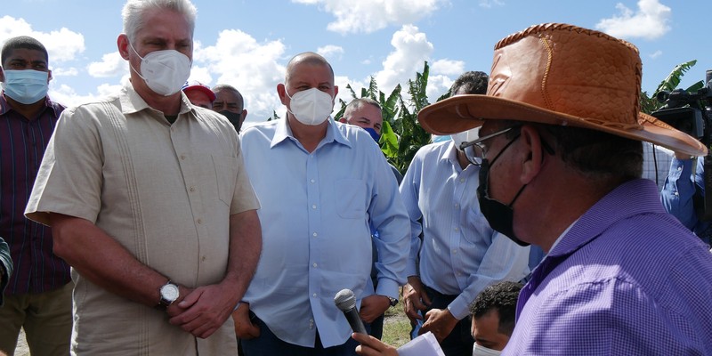 Recorrido de Díaz-Canel por la provincia de Holguín