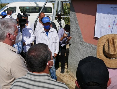 Recorrido de Díaz-Canel por la provincia de Holguín