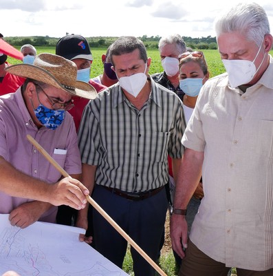 Recorrido de Díaz-Canel por la provincia de Holguín