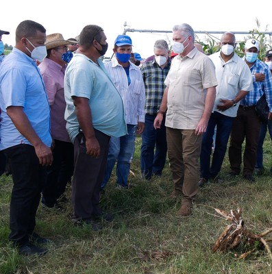 Recorrido de Díaz-Canel por la provincia de Holguín