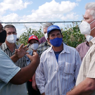 Recorrido de Díaz-Canel por la provincia de Holguín