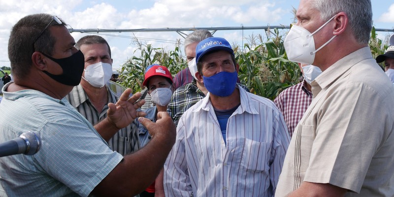 Recorrido de Díaz-Canel por la provincia de Holguín