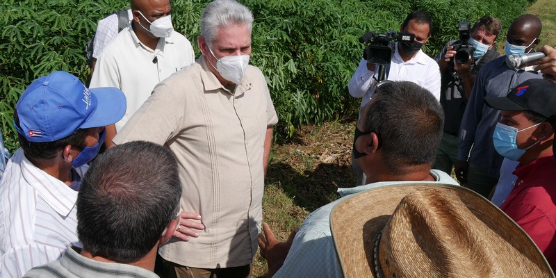 Recorrido de Díaz-Canel por la provincia de Holguín