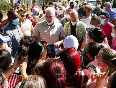 Recorrido de Díaz-Canel por la provincia de Las Tunas