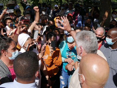 Recorrido de Díaz-Canel por la provincia de Las Tunas