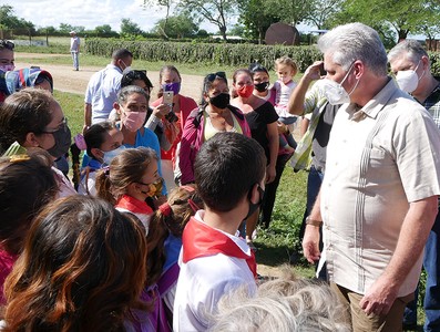 Recorrido de Díaz-Canel por la provincia de Las Tunas