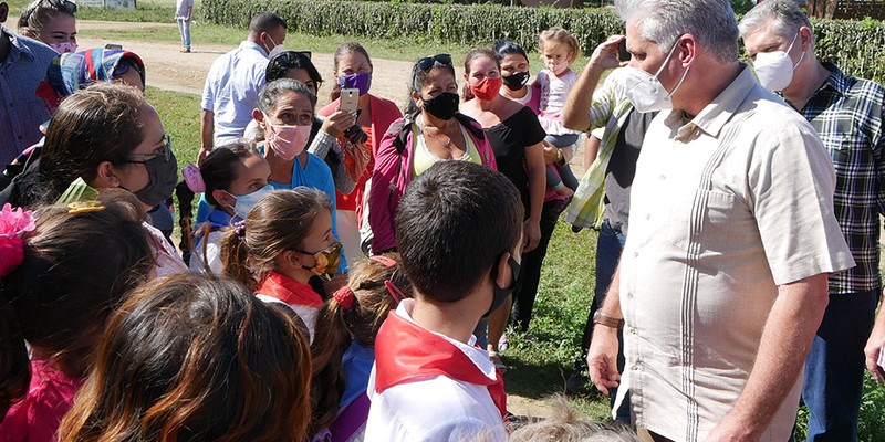Recorrido de Díaz-Canel por la provincia de Las Tunas