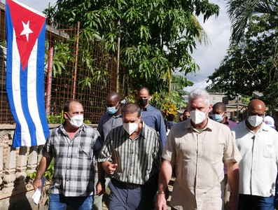 Recorrido de Díaz-Canel por la provincia de Holguín