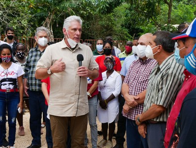 Recorrido de Díaz-Canel por la provincia de Holguín