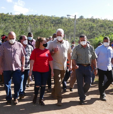 Recorrido de Díaz-Canel por la provincia de Holguín