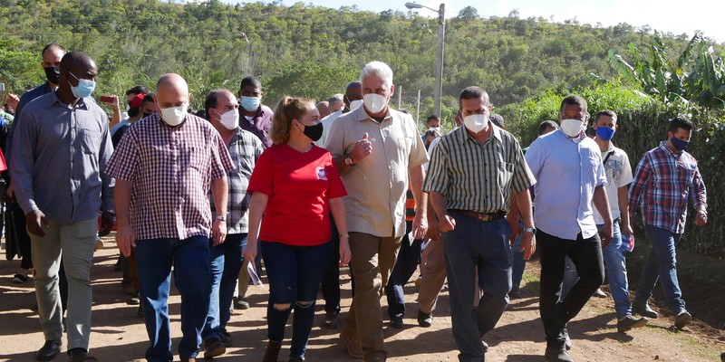 Recorrido de Díaz-Canel por la provincia de Holguín