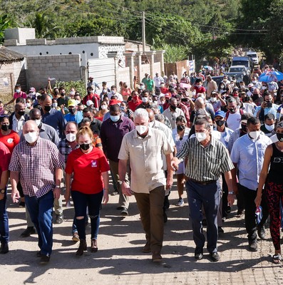 Recorrido de Díaz-Canel por la provincia de Holguín