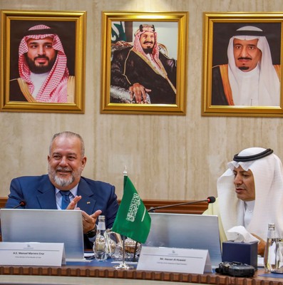 Primer Ministro Manuel Marrero Cruz visita el Reino de Arabia Saudita