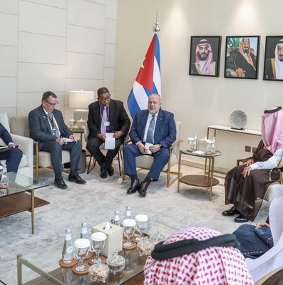 Primer Ministro Manuel Marrero Cruz visita el Reino de Arabia Saudita