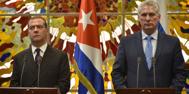 Recibió Díaz-Canel al Presidente del Gobierno de la Federación de Rusia