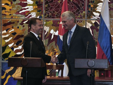 Recibió Díaz-Canel al Presidente del Gobierno de la Federación de Rusia