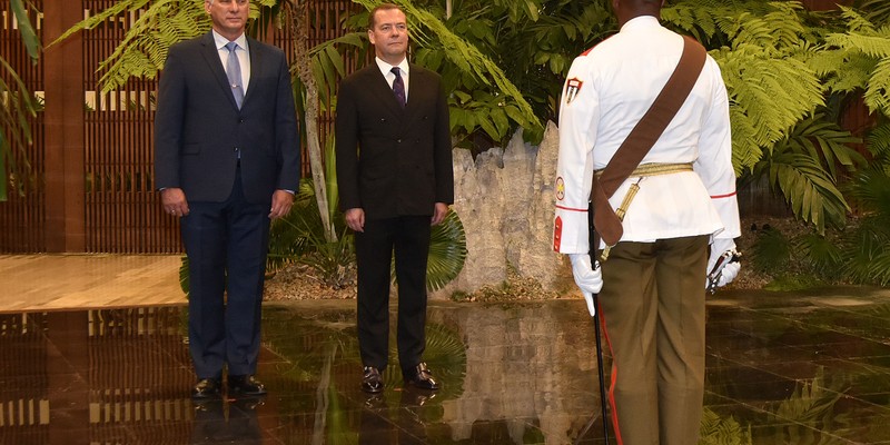 Recibió Díaz-Canel al Presidente del Gobierno de la Federación de Rusia