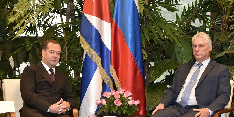 Recibió Díaz-Canel al Presidente del Gobierno de la Federación de Rusia