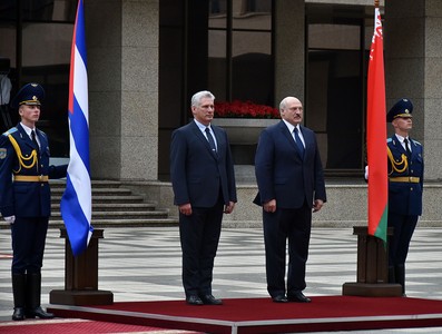 El presidente de la República de Cuba Miguel Díaz-Canel Bermúdez realiza visita oficial a Belarús