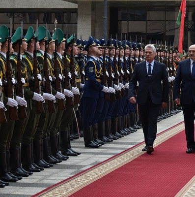El presidente de la República de Cuba Miguel Díaz-Canel Bermúdez realiza visita oficial a Belarús