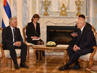 El presidente de la República de Cuba Miguel Díaz-Canel Bermúdez realiza visita oficial a Belarús