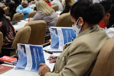 Trabajo previo al 8vo Período Ordinario de Sesiones de la IX Legislatura. 15