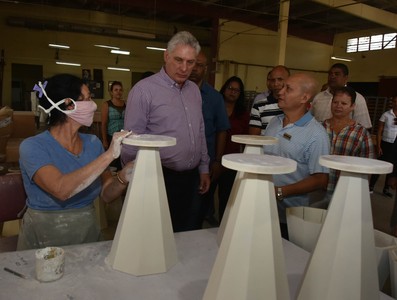 Segunda Visita Gubernametal encabezada por Díaz-Canel a la provincia de Las Tunas
