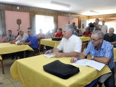 Segunda visita gubernamental a Pinar del Río
