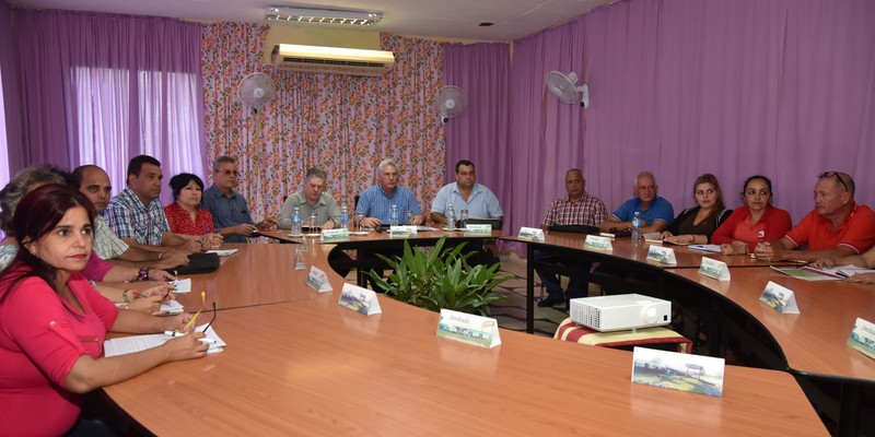 Segunda Visita Gubernamental encabezada por Díaz-Canel a la provincia Cienfuegos