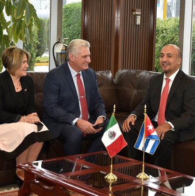 Visita oficial del Presidente de la República de Cuba a México