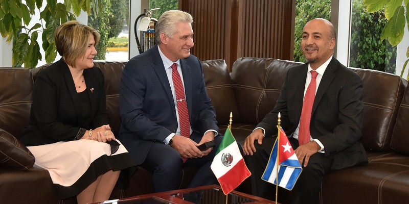 Visita oficial del Presidente de la República de Cuba a México