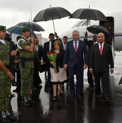 Visita oficial del Presidente de la República de Cuba a México