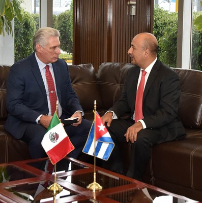 Visita oficial del Presidente de la República de Cuba a México