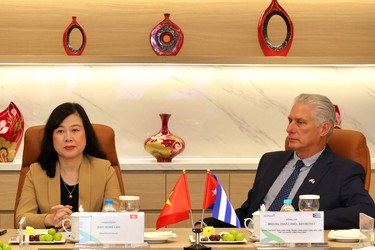 Presidente Díaz-Canel en Vietnam 143