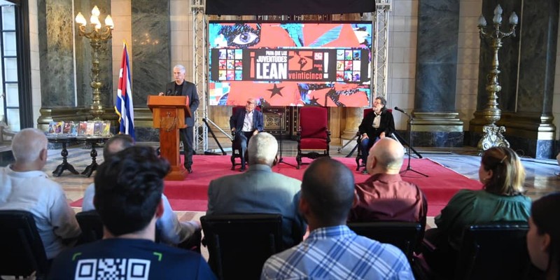 “25 para el 25” descrito por Díaz-Canel: “Un puente de papel y tinta que une a las juventudes de nuestra América”