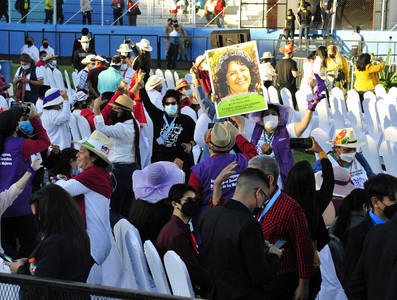 Ceremonia de traspaso presidencial a Xiomara Castro de Zelaya.
