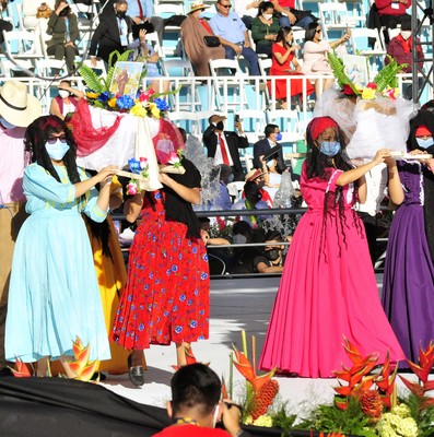 Ceremonia de traspaso presidencial a Xiomara Castro de Zelaya.