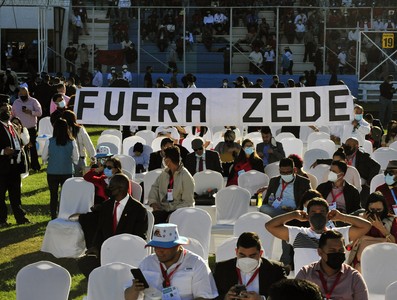 Ceremonia de traspaso presidencial a Xiomara Castro de Zelaya.