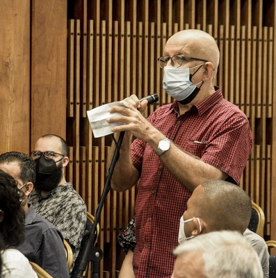 Diálogo con periodistas cubanos